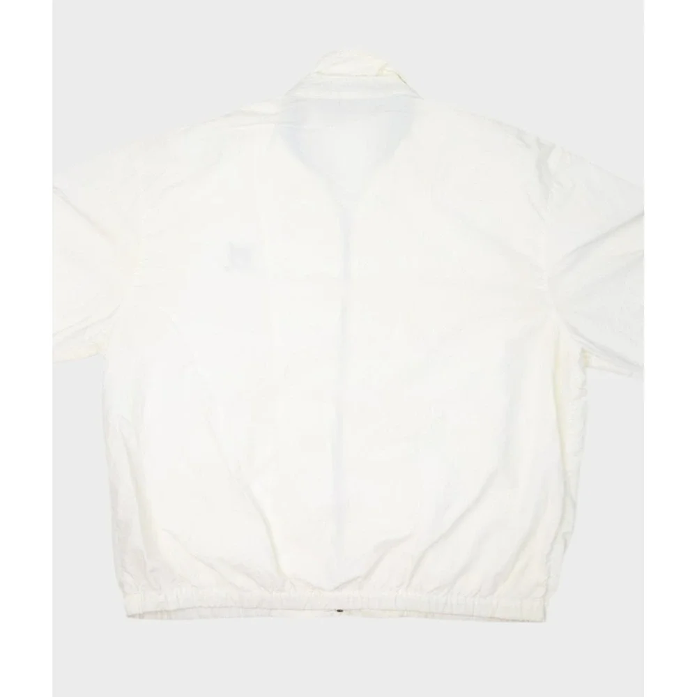 Vintage Polo Ralph Lauren Jacket Mens Large White Golf Bomber Chin Strap USA